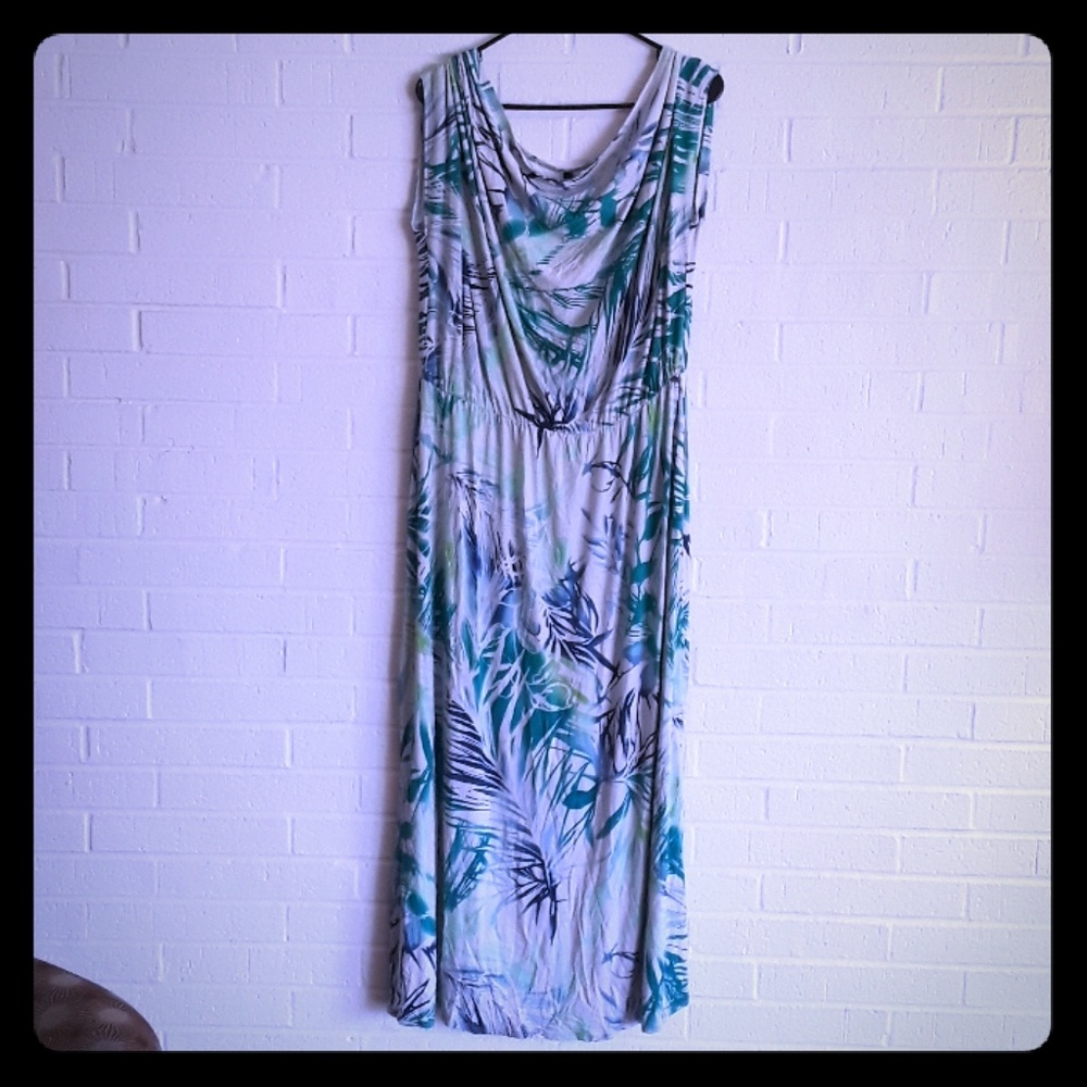 Jill Alexander maxi floral dress size  2/3X